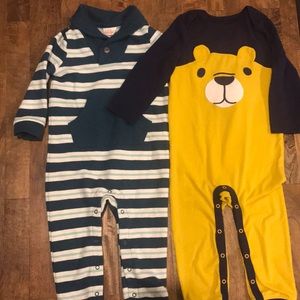 Two Long Sleeve Rompers